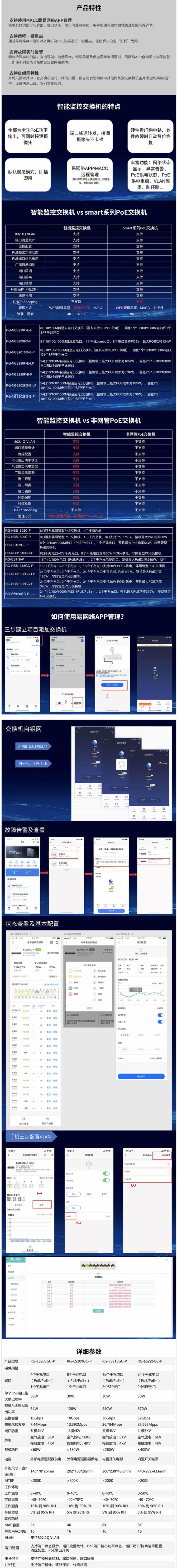 锐捷（Ruijie） RG-ES209C-P 8口百兆交换机(图2)