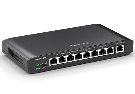 锐捷（Ruijie） RG-ES126G-P 24个10/100/1000M电口（PoE/PoE+），2个千兆光口，非网管型PoE交换机 (图1)