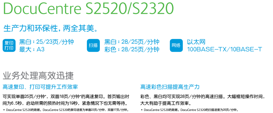 富士施乐（Fuji Xerox） DocuCentre S2520NDA施乐复合机A3打印机复印机彩色扫描一体机 (图5)